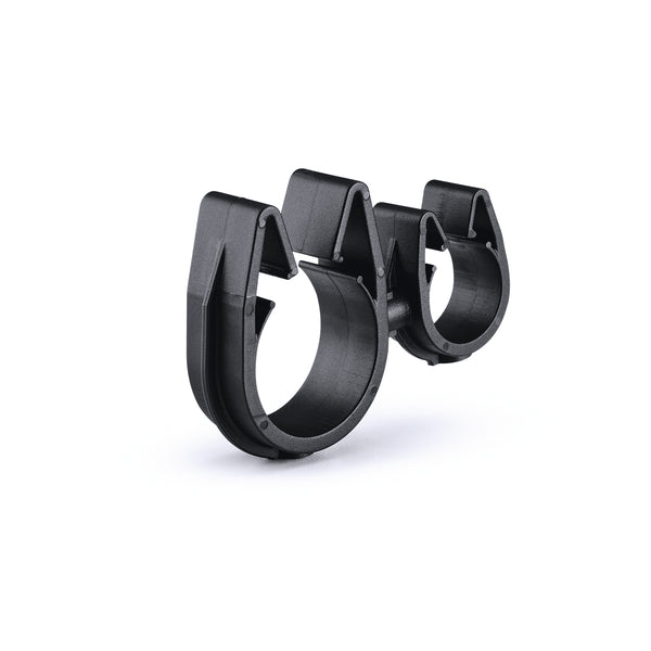 Hellermann Tyton 156-02352 MOC Clip to MOC Clip, 14 mm, 22 mm, PA66HIRHSUV, Black, 1000/ctn