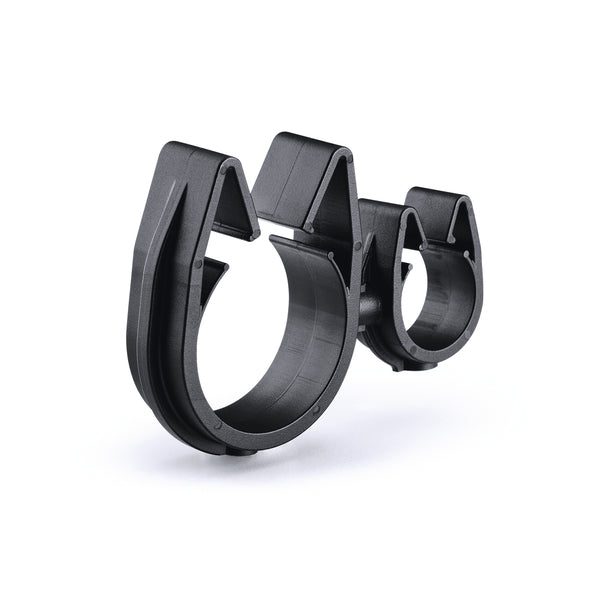 Hellermann Tyton 156-02354 MOC Clip to MOC Clip, 14 mm, 26 mm, PA66HIRHSUV, Black, 1000/ctn