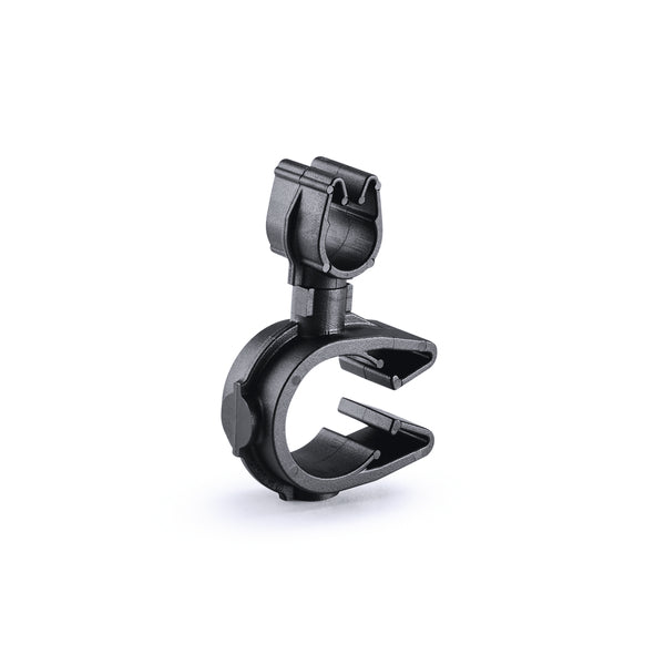 Hellermann Tyton 156-02105 MOC Clip to MOC Clip Perpendicular, 14 mm, 7 mm Perpendicular, PA66HIRHSUV, Black, 2000/ctn