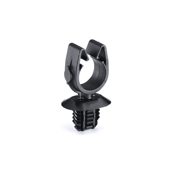 Hellermann Tyton 151-01769 MOC Clip, 14 mm, with 4 x Oval Fir Tree, PA66HIRHSUV, Black, 3000/ctn