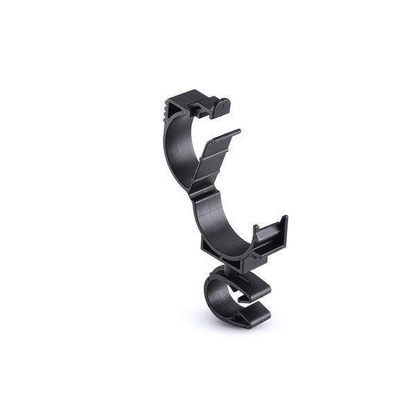 Hellermann Tyton 156-01914 LOC Locking Clamp, 20-25 mm, to MOC Clip, 14 mm, PA66HIRHSUV, Black, 1000/ctn