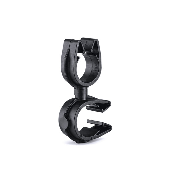 Hellermann Tyton 156-02134 MOC Clip to MOC Clip Perpendicular, 16 mm, 14 mm Perpendicular, PA66HIRHSUV, Black, 2000/ctn