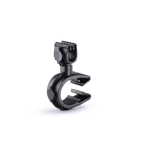 Hellermann Tyton 156-02128 MOC Clip to MOC Clip Perpendicular, 16 mm, 6 mm Perpendicular, PA66HIRHSUV, Black, 2000/ctn