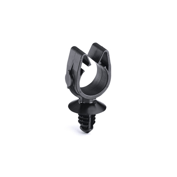 Hellermann Tyton 151-01778 MOC Clip, 16 mm, with 6.5mm Fir Tree, PA66HIRHSUV, Black, 2000/ctn