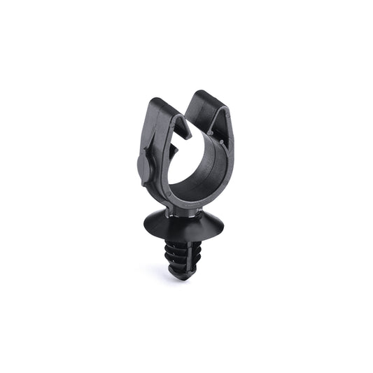 Hellermann Tyton 151-01778 MOC Clip, 16 mm, with 6.5mm Fir Tree, PA66HIRHSUV, Black, 2000/ctn