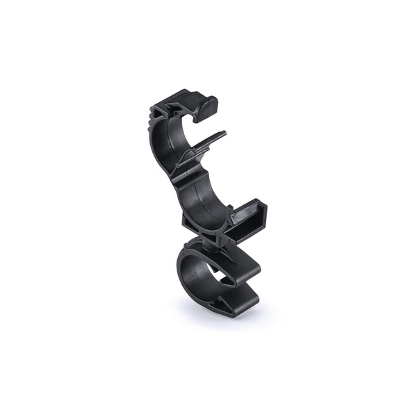 Hellermann Tyton 156-01867 LOC Locking Clamp, 10-14 mm, to MOC Clip, 16 mm, PA66HIRHSUV, Black, 2000/ctn