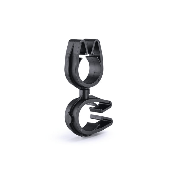 Hellermann Tyton 156-02160 MOC Clip to MOC Clip Perpendicular, 19 mm, 19 mm Perpendicular, PA66HIRHSUV, Black, 2000/ctn
