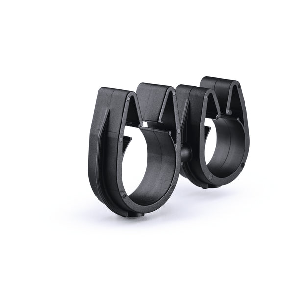 Hellermann Tyton 156-02361 MOC Clip to MOC Clip, 19 mm, 22 mm, PA66HIRHSUV, Black, 1000/ctn