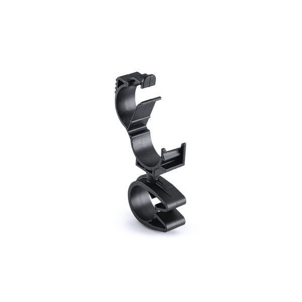 Hellermann Tyton 156-01893 LOC Locking Clamp, 15-19 mm, to MOC Clip, 19 mm, PA66HIRHSUV, Black, 1000/ctn
