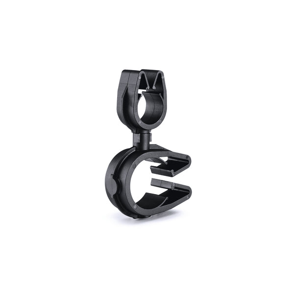 Hellermann Tyton 156-02181 MOC Clip to MOC Clip Perpendicular, 22 mm, 12 mm Perpendicular, PA66HIRHSUV, Black, 2000/ctn