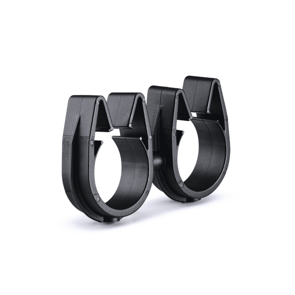 Hellermann Tyton 156-02490 MOC Clip to MOC Clip, 22 mm, 22 mm, PA66HIRHSUV, Black, 1500/ctn