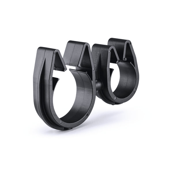 Hellermann Tyton 156-02366 MOC Clip to MOC Clip, 22 mm, 26 mm, PA66HIRHSUV, Black, 1000/ctn