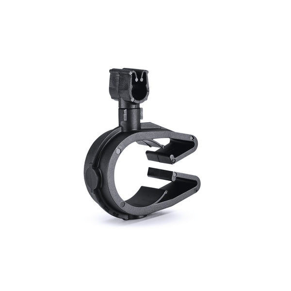Hellermann Tyton 156-02175 MOC Clip to MOC Clip Perpendicular, 22 mm, 5 mm Perpendicular, PA66HIRHSUV, Black, 2000/ctn