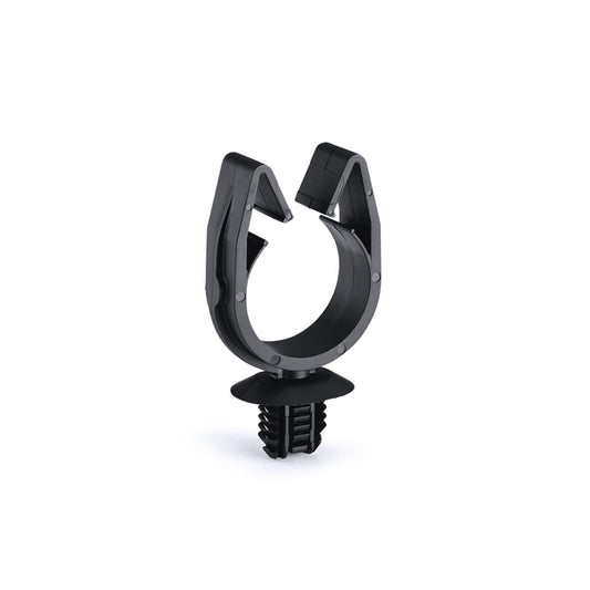 Hellermann Tyton 151-01799 MOC Clip, 22 mm, with 4 x Oval Fir Tree, PA66HIRHSUV, Black, 1000/ctn