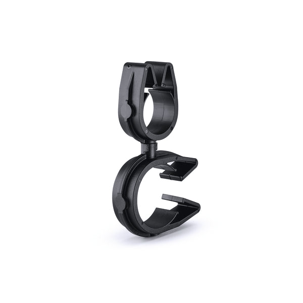 Hellermann Tyton 156-02208 MOC Clip to MOC Clip Perpendicular, 26 mm, 19 mm Perpendicular, PA66HIRHSUV, Black, 2000/ctn