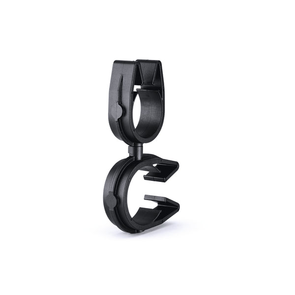 Hellermann Tyton 156-02209 MOC Clip to MOC Clip Perpendicular, 26 mm, 22 mm Perpendicular, PA66HIRHSUV, Black, 2000/ctn