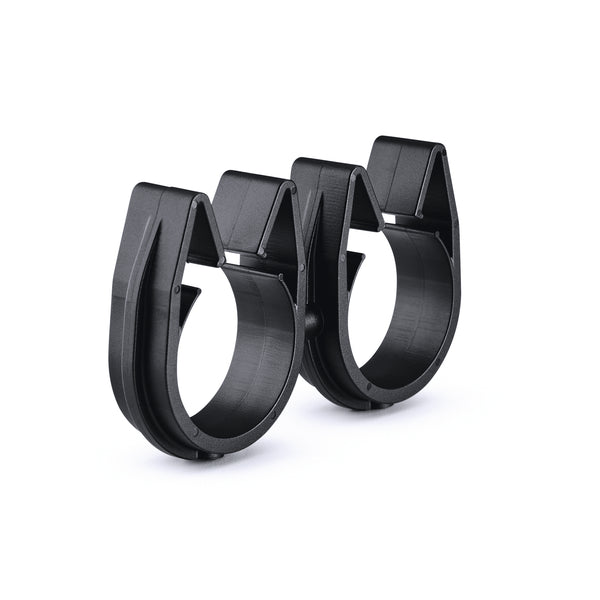 Hellermann Tyton 156-02369 MOC Clip to MOC Clip, 26 mm, 26 mm, PA66HIRHSUV, Black, 1000/ctn