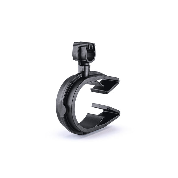 Hellermann Tyton 156-02200 MOC Clip to MOC Clip Perpendicular, 26 mm, 6 mm Perpendicular, PA66HIRHSUV, Black, 2000/ctn