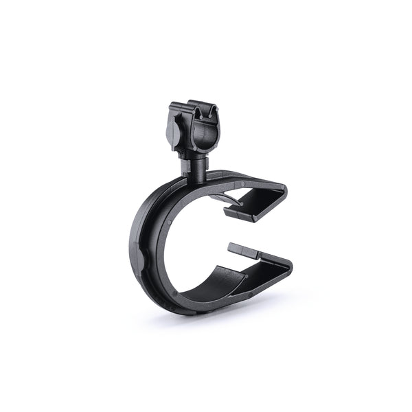 Hellermann Tyton 156-02201 MOC Clip to MOC Clip Perpendicular, 26 mm, 7 mm Perpendicular, PA66HIRHSUV, Black, 2000/ctn