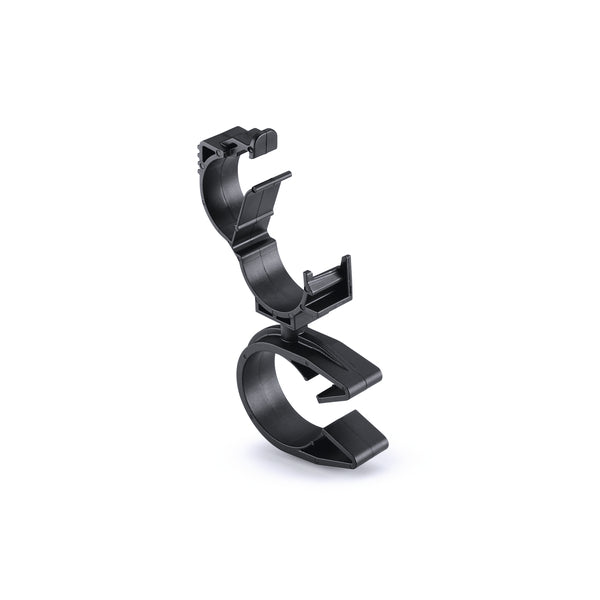 Hellermann Tyton 156-01897 LOC Locking Clamp, 15-19 mm, to MOC Clip, 26 mm, PA66HIRHSUV, Black, 1000/ctn