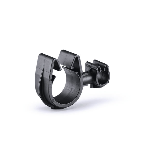 Hellermann Tyton 156-02288 MOC Clip to MOC Clip, 5 mm, 16 mm, PA66HIRHSUV, Black, 2000/ctn