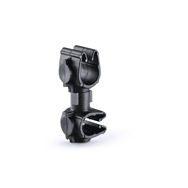 Hellermann Tyton 156-01926 MOC Clip to MOC Clip Perpendicular, 5 mm, 7 mm Perpendicular, PA66HIRHSUV, Black, 2000/ctn