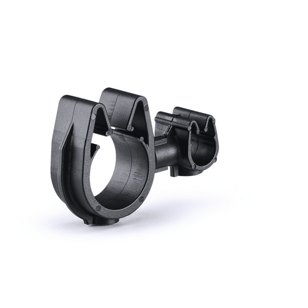 Hellermann Tyton 156-02310 MOC Clip to MOC Clip, 7 mm, 14 mm, PA66HIRHSUV, Black, 2000/ctn
