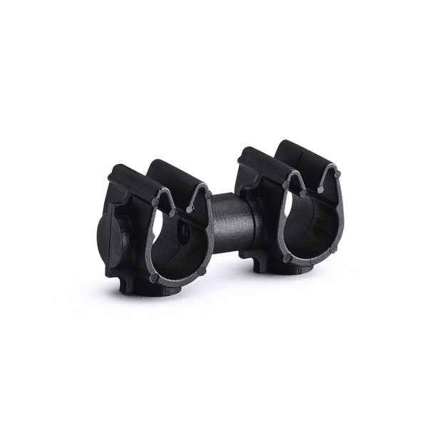 Hellermann Tyton 156-02305 MOC Clip to MOC Clip, 7 mm, 7 mm, PA66HIRHSUV, Black, 2000/ctn
