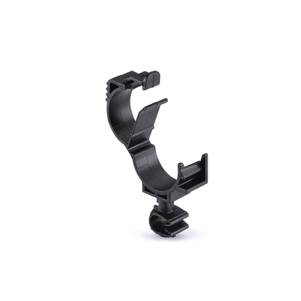 Hellermann Tyton 156-01879 LOC Locking Clamp, 15-19 mm, to MOC Clip, 7 mm, PA66HIRHSUV, Black, 1000/ctn