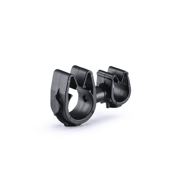 Hellermann Tyton 156-01666 MOC Clip to MOC Clip, 8 mm, 12 mm, PA66HIRHSUV, Black, 2000/ctn