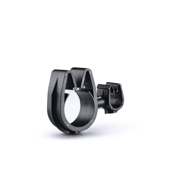 Hellermann Tyton 156-02321 MOC Clip to MOC Clip, 8 mm, 19 mm, PA66HIRHSUV, Black, 2000/ctn