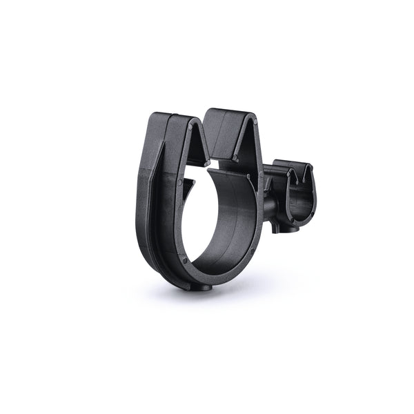 Hellermann Tyton 156-02322 MOC Clip to MOC Clip, 8 mm, 22 mm, PA66HIRHSUV, Black, 2000/ctn