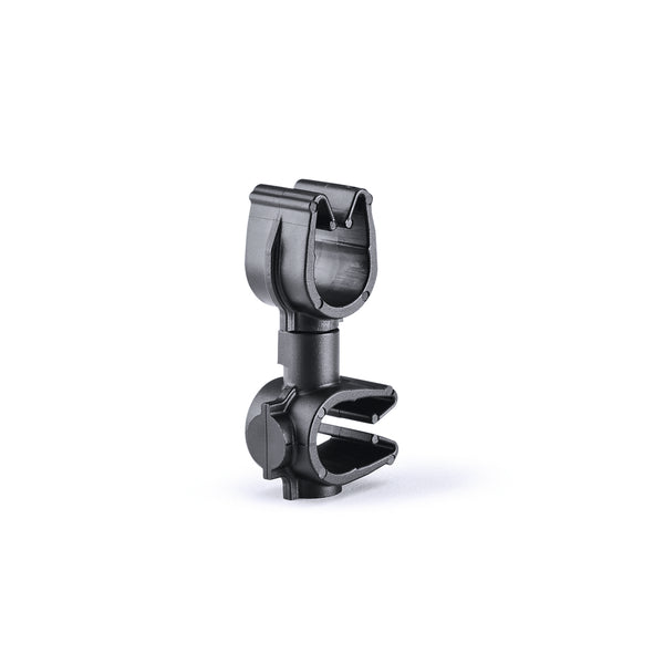 Hellermann Tyton 156-01999 MOC Clip to MOC Clip Perpendicular, 8 mm, 8 mm Perpendicular, PA66HIRHSUV, Black, 2000/ctn