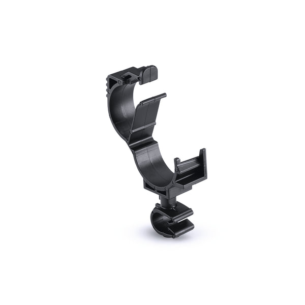 Hellermann Tyton 156-01881 LOC Locking Clamp, 15-19 mm, to MOC Clip, 8 mm, PA66HIRHSUV, Black, 1000/ctn