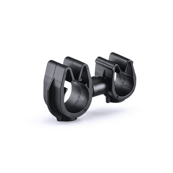 Hellermann Tyton 156-02326 MOC Clip to MOC Clip, 9 mm, 10 mm, PA66HIRHSUV, Black, 2000/ctn