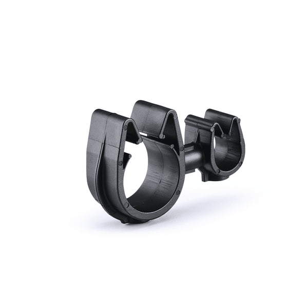 Hellermann Tyton 156-02329 MOC Clip to MOC Clip, 9 mm, 16 mm, PA66HIRHSUV, Black, 2000/ctn