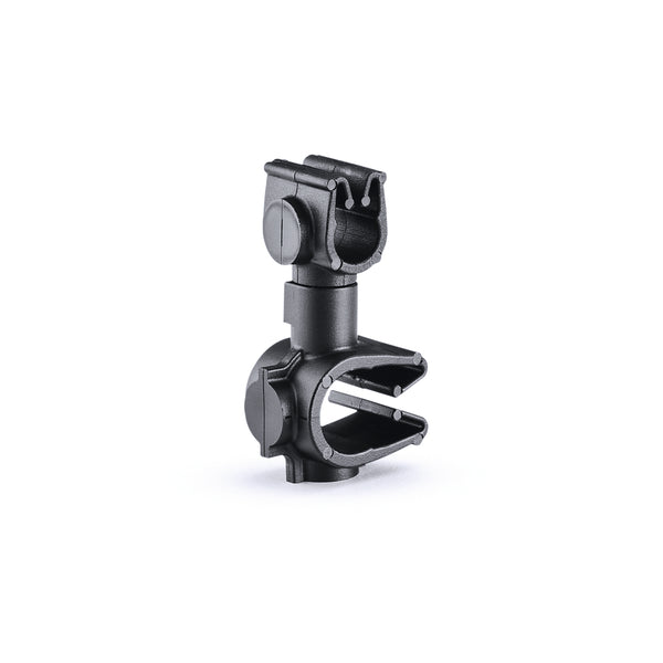Hellermann Tyton 156-02031 MOC Clip to MOC Clip Perpendicular, 9 mm, 5 mm Perpendicular, PA66HIRHSUV, Black, 2000/ctn