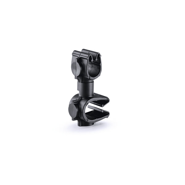 Hellermann Tyton 156-02032 MOC Clip to MOC Clip Perpendicular, 9 mm, 6 mm Perpendicular, PA66HIRHSUV, Black, 2000/ctn