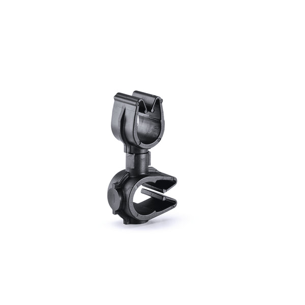 Hellermann Tyton 156-02034 MOC Clip to MOC Clip Perpendicular, 9 mm, 8 mm Perpendicular, PA66HIRHSUV, Black, 2000/ctn
