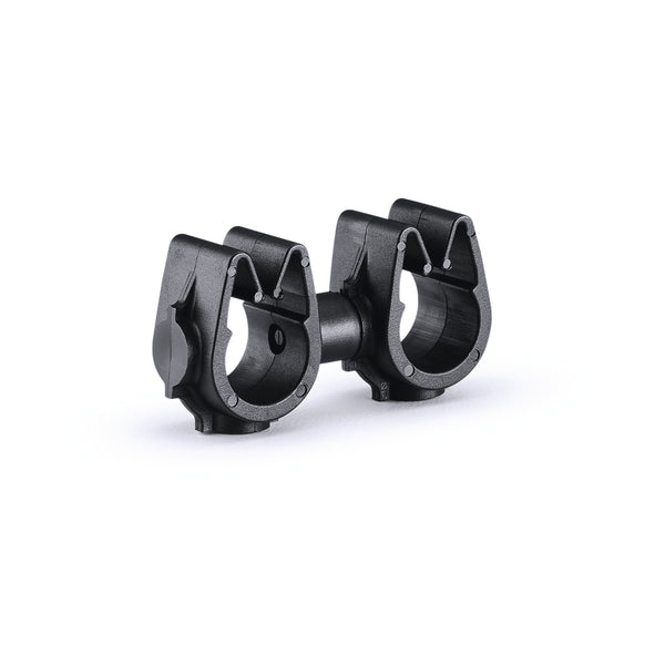 Hellermann Tyton 156-02325 MOC Clip to MOC Clip, 9 mm, 9 mm, PA66HIRHSUV, Black, 2000/ctn