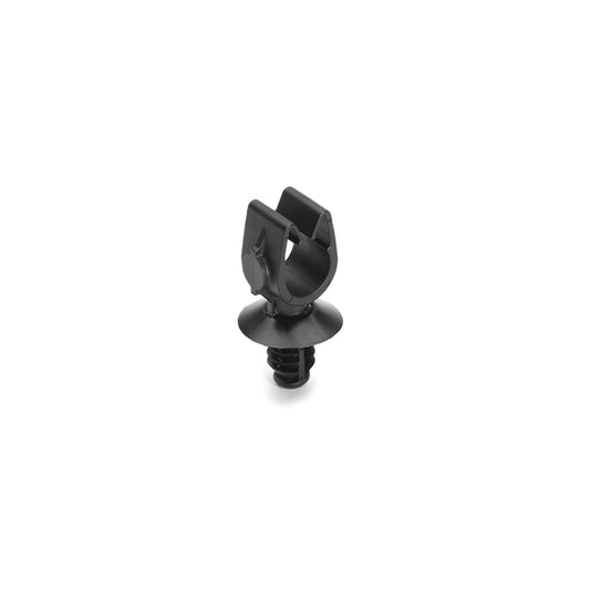Hellermann Tyton 151-01740 MOC Clip, 9 mm, with 6.5mm Fir Tree, PA66HIRHSUV, Black, 5000/ctn