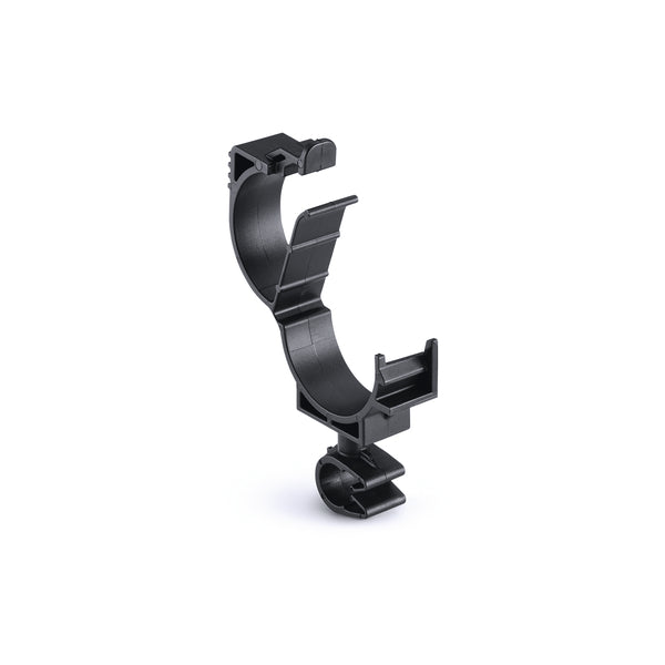 Hellermann Tyton 156-01908 LOC Locking Clamp, 20-25 mm, to MOC Clip, 9 mm, PA66HIRHSUV, Black, 1000/ctn