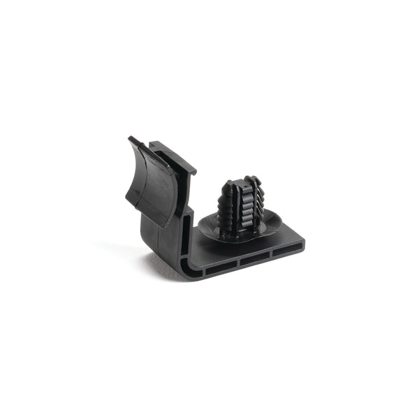 Hellermann Tyton 151-01681 90 Degree Bundling Clip, with 4x Oval, 50lb Tensile Strength, PA66HIRHSUV, Black, 1000/pkg