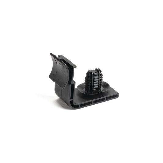 Hellermann Tyton 151-01681 90 Degree Bundling Clip, with 4x Oval, 50lb Tensile Strength, PA66HIRHSUV, Black, 1000/pkg