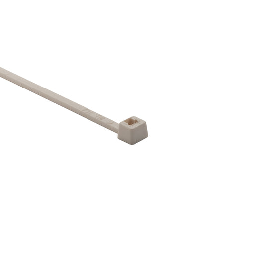 Hellermann Tyton 111-01699 High-Temp Cable Tie, 7.9" Long, 100lb Tensile Strength, PAEK, Beige, 100/pkg