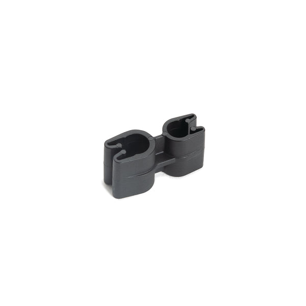 Hellermann Tyton 151-02451 Tube and Pipe Clip 1x4 and 1x5mm Diameter, PA66HIRHSUV, Black, 10,000/ctn