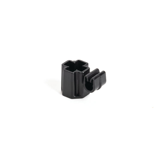 Hellermann Tyton 133-03179 Tube and Pipe Clip with 5mm/6mm Stud Mount, 4.7-5.1mm Diameter, PA66HIRHSUV, Black, 5000/carton
