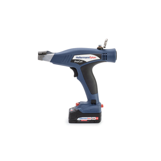 Hellermann Tyton 104-10000 ProCut Tool With Battery, Metal/Plastic, Blue, 1/pkg