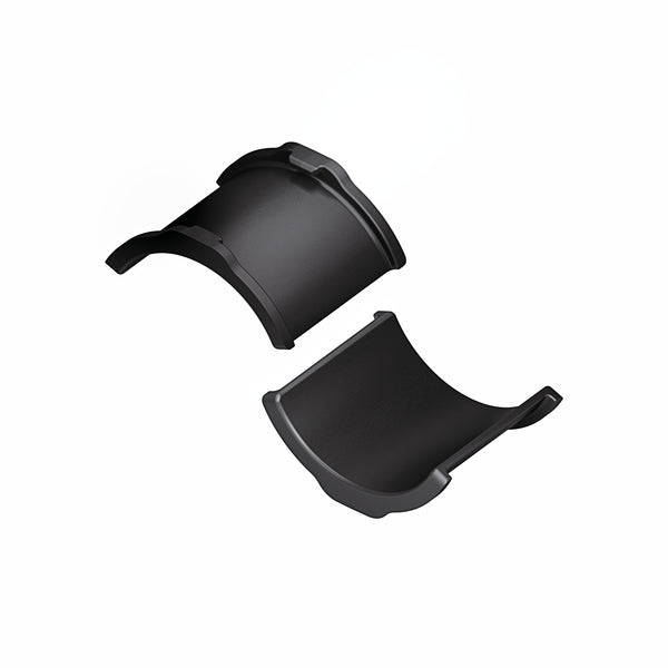 Hellermann Tyton 151-01533 Ratchet Clamp Size D Soft Insert, TPE, Black, 100/bg