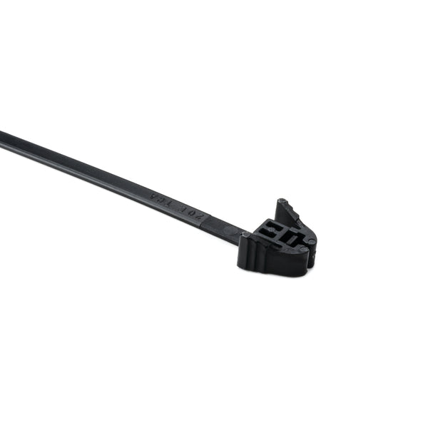 Hellermann Tyton REZ200.NB3P Releasable Cable Tie, 7.9" Long, 30 lb Tensile Strength, PA66, Black, 100/pkg